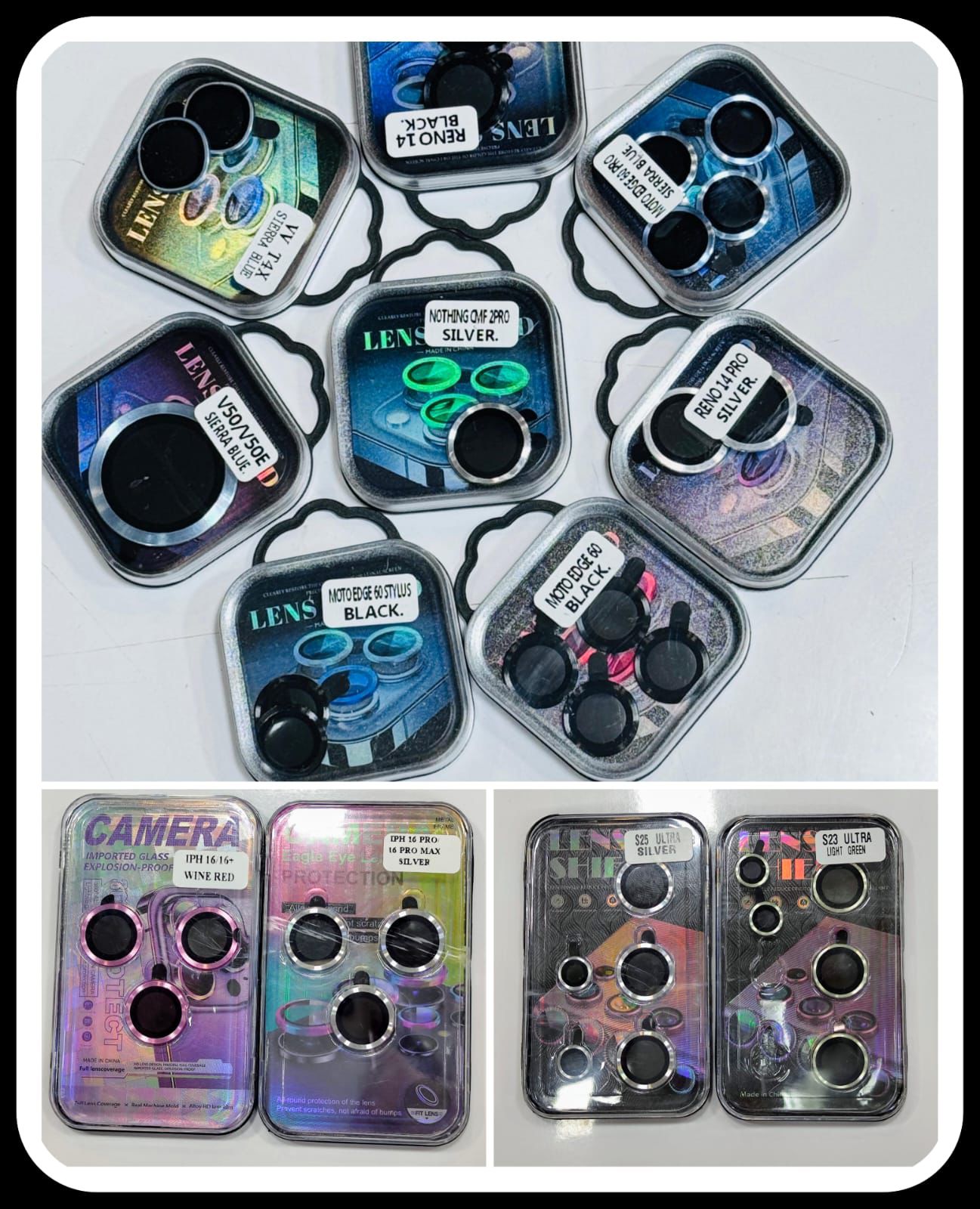 Mobile Camera Guard Ring *(we will confirm your device model via call after receive your order )*