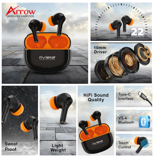 Riviera Arrow Wireless Earpods