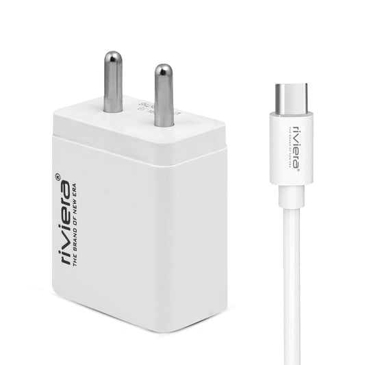 Riviera SPEED 12W Mobile Charger For Type-C with Cable