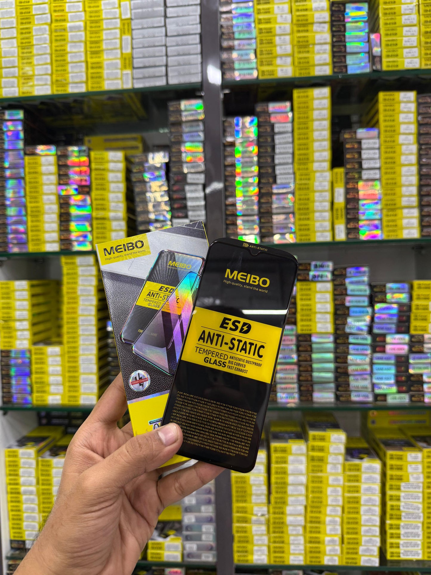 MEIBO ESD Anti Static Glass *(we will confirm your device model via call after receive your order )*