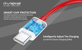 Riviera 85W Super Fast 6Amp "PD" Charging Cable Red Plus Type-C to Type-C