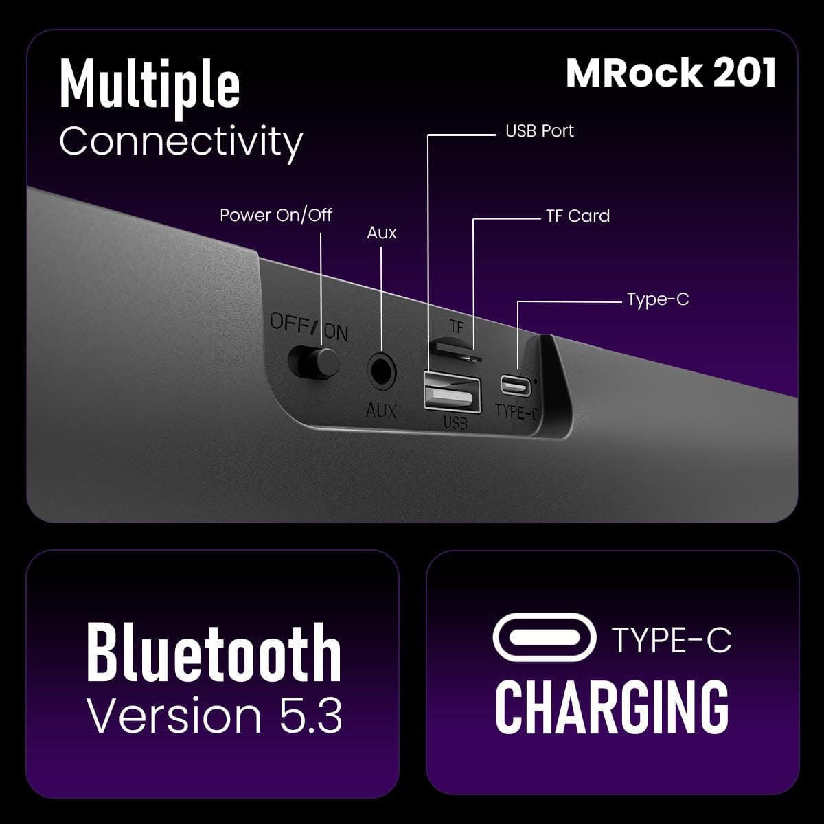 Mobilla MROCK 201 Wireless Mini Soundbar