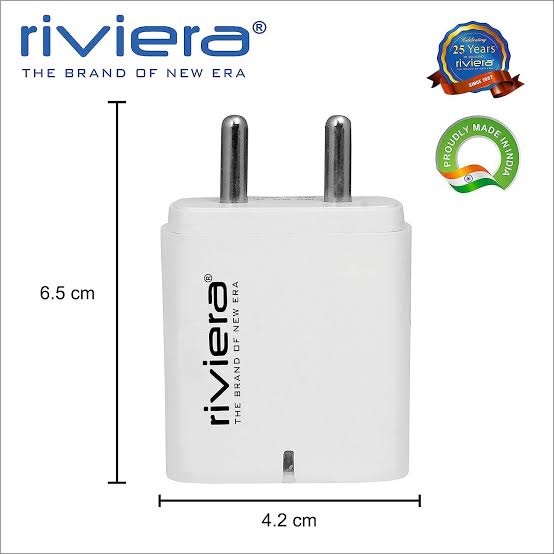Riviera BOOSTER 12W Charger For Type-C with Data Cable